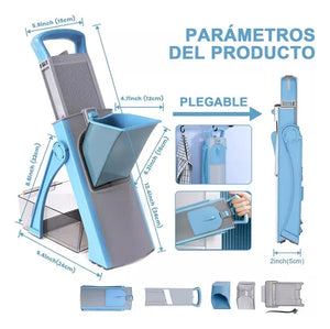 Cortador Rebanador De Verdura Mandolina Hiperware Uso Seguro